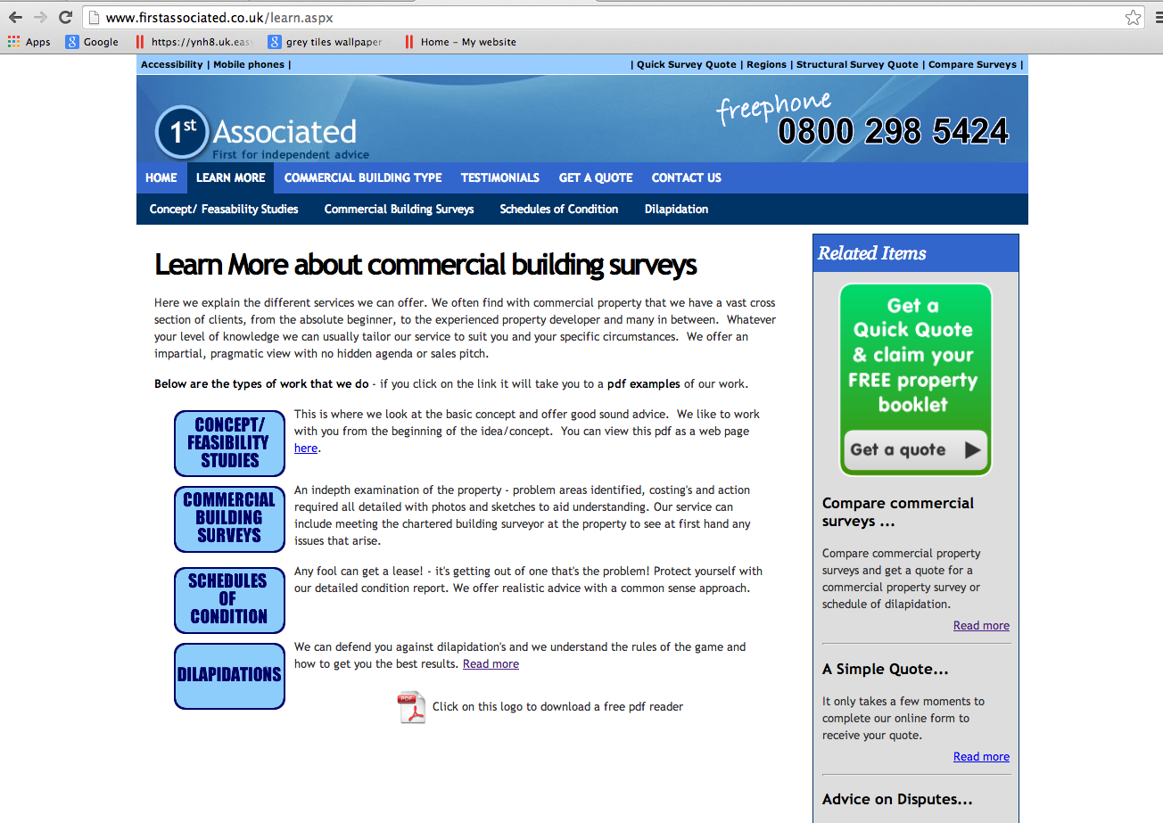 Firstassociated.co.uk - Learn More About Commercial Building Surveys