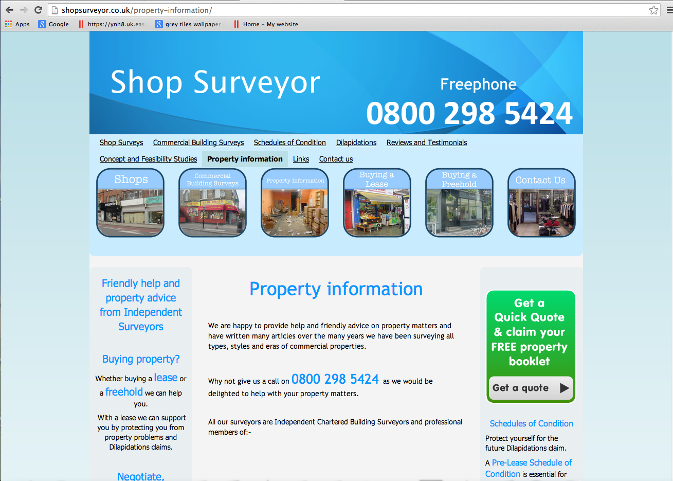 Shopsurveyor.co.uk - Property Information