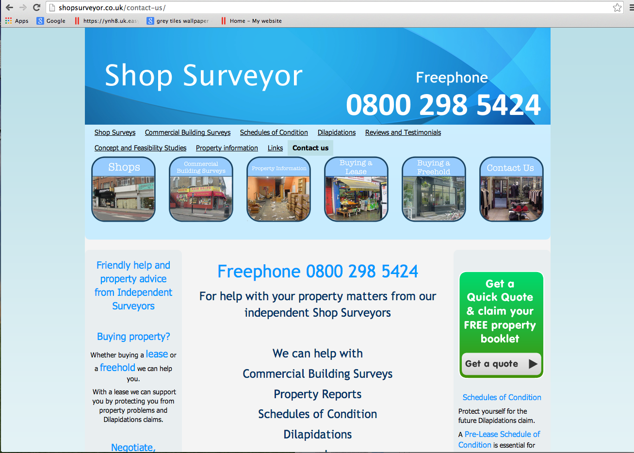 Shopsurveyor.co.uk - Contact Us